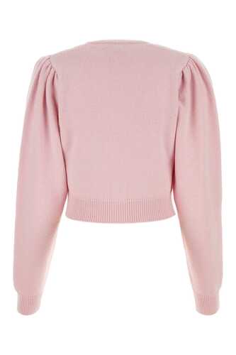ALESSANDRA RICH Pastel pink wool / FAB3473 2843