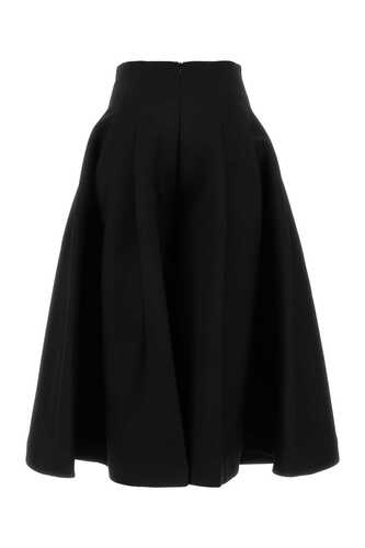 보테가베네타 Black wool skirt / 757756VKIV0 1000