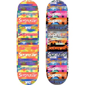 슈프림 디스토티드 스케이트보드 데크 20SS Supreme Distorted Logo Skateboard