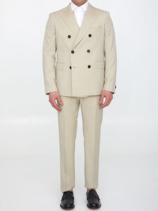 토넬로 Sand-colored wool two-piece suit 01AI3R0X