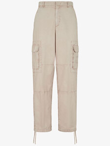 펜디 Beige cotton trousers FB0886