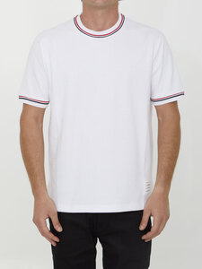 톰브라운 White cotton t-shirt MJS231A