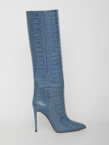 PARIS TEXAS Light-blue leather boots PX133