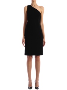 보테가베네타 One-shoulder Dress Black 620458