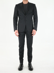 토넬로 Black wool suit 01AP240Y