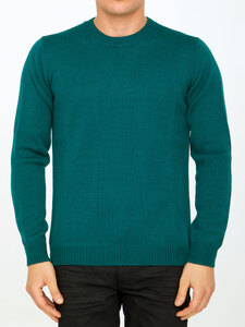 ROBERTO COLLINA Green merino wool sweater 02001