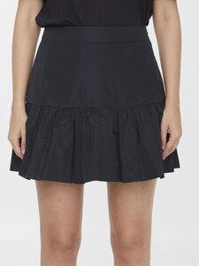 몽클레르 그레노블 Black nylon miniskirt 2D00011.