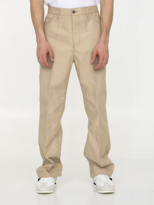 발렌티노가라바니 Cotton gabardine trousers 2V3RBJ608YE