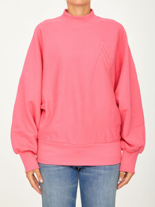 THE ATTICO Pink cotton sweatshirt 228WCF05