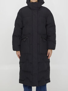 가니 Oversized long puffer coat F8544