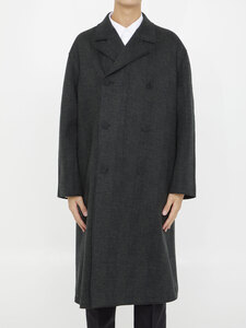 디올옴므 Grey wool coat 343C351A