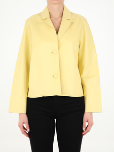 SWORD Yellow leather jacket 8730
