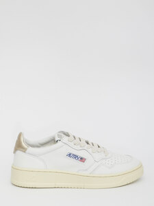AUTRY Medalist white and gold sneakers AVLW