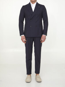 TAGLIATORE Two-piece suit in black wool 2SMC20K01