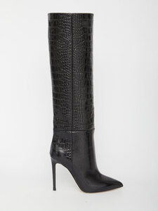 PARIS TEXAS Black leather boots PX133