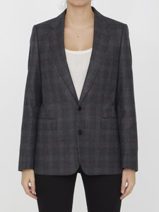셀린느 Tartan wool jacket 2V119445V
