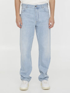 보테가베네타 Straight-leg denim jeans 710238