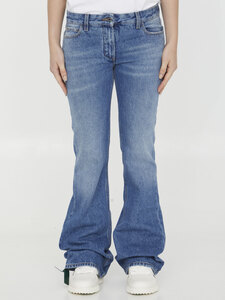 오프화이트 Slim Flared jeans OWYA061F23DEN001