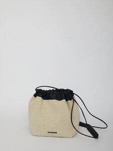질산더 Linen canvas Dumpling bag J07WG0027