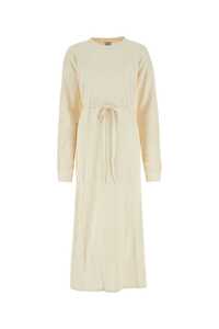 BASERANGE Ivory cotton dress / DRSHRIB000 OFFWHITE