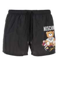 MOSCHINO Black polyester swimming / A42025275 1555