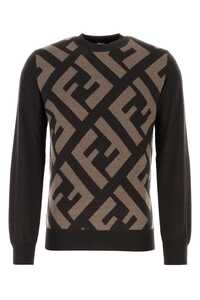 펜디 Dark brown wool sweater / FZX091APJK F1M2Q