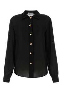 MOSCHINO Black silk shirt  / A02195537 0555