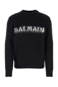 발망 Black wool blend sweater  / BH0KD000KF38 EAB