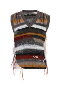 아미리 Embroidered cotton vest / PS23MKS001 210