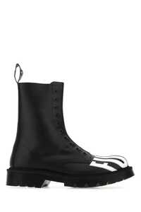 VTMNTS Black leather ankle / VL12BO200B BLACK