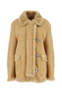 FAY Beige shearling jacket / MAM03471630VPL C203