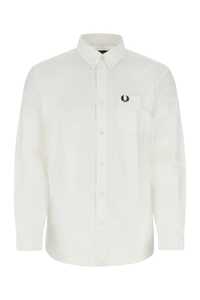 프레드페리 White cotton shirt  / M2700 100