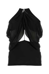 JW ANDERSON Black polyester top / TP0374PG1155 999
