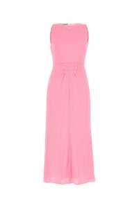 프라다 Pink sable dress / P3I93MS23112JL F0028