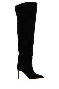 PARIS TEXAS Black suede boots / PX1028XV003 BLACK