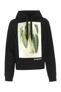 버버리 Black cotton sweatshirt / 8057025 A1189