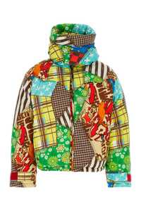 ERL Printed cotton blend down jacket / ERL07C006 1