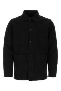 SAINT JAMES Black cotton Sirocco shirt / 8005 NOIR
