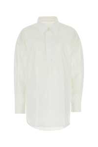 아미 White poplin shirt / FDR108CO0014 168
