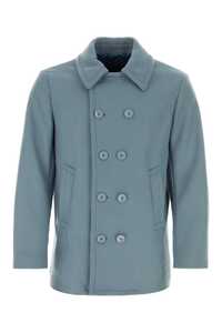 에트로 Powder blue wool blend coat / 1S3758300 250