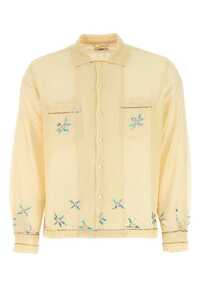 BODE Cream cotton shirt / MRF22SH092 MULTI