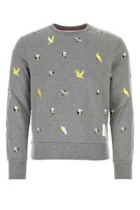톰브라운 Grey cotton sweatshirt / MJT367E06931 035