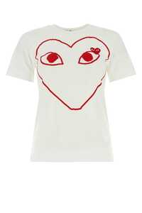 COMME DES GARCONS PLAY White / P1T099   WHTRED