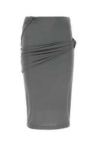 지방시 Grey crepe skirt / BW40PV30XK 021