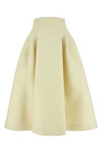 보테가베네타 Ivory wool skirt / 757756VKIV0 7112