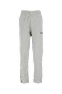 가니 Melange grey cotton blend joggers / T2925 921