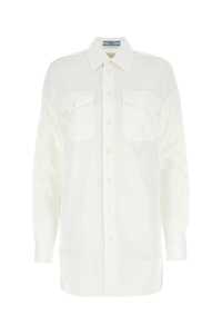 프라다 White poplin shirt / P478GS232126L F0009
