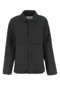 RAINS Black polyester jacket / 18610 BLA