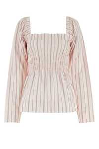 가니 Embroidered cotton blouse  / F7414 390