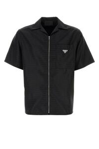 프라다 Black Re-Nylon shirt / SC620S22211FC F0002